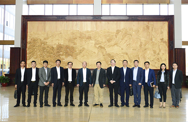 官方网站（中国）官网总裁庄展诺一行受邀参访北京用友产业园